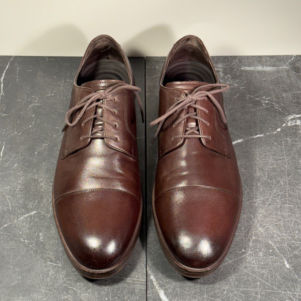 Mens Cole Haan Shoes | Size 10 | Brown Grand.OS Cap Toe Leather Derby C24521